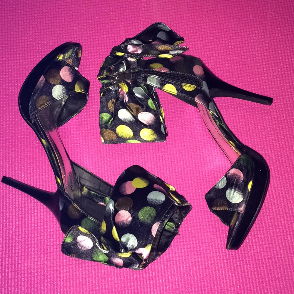 Ann Michelle Polka Dot Heel